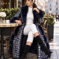 Soft Warm Luxury Wool Double Sided Sheepskin Fur Jacket Winter Women Genuine Sheep Shearling Leather Trench Coat Natalia Home Fashion    Natalia Home Fashion