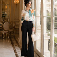 Casual Loose Long Sleeve Shirt for Women Korean Style Blouse Tops
