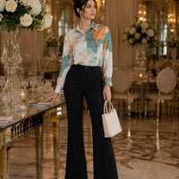 Casual Loose Long Sleeve Shirt for Women Korean Style Blouse Tops