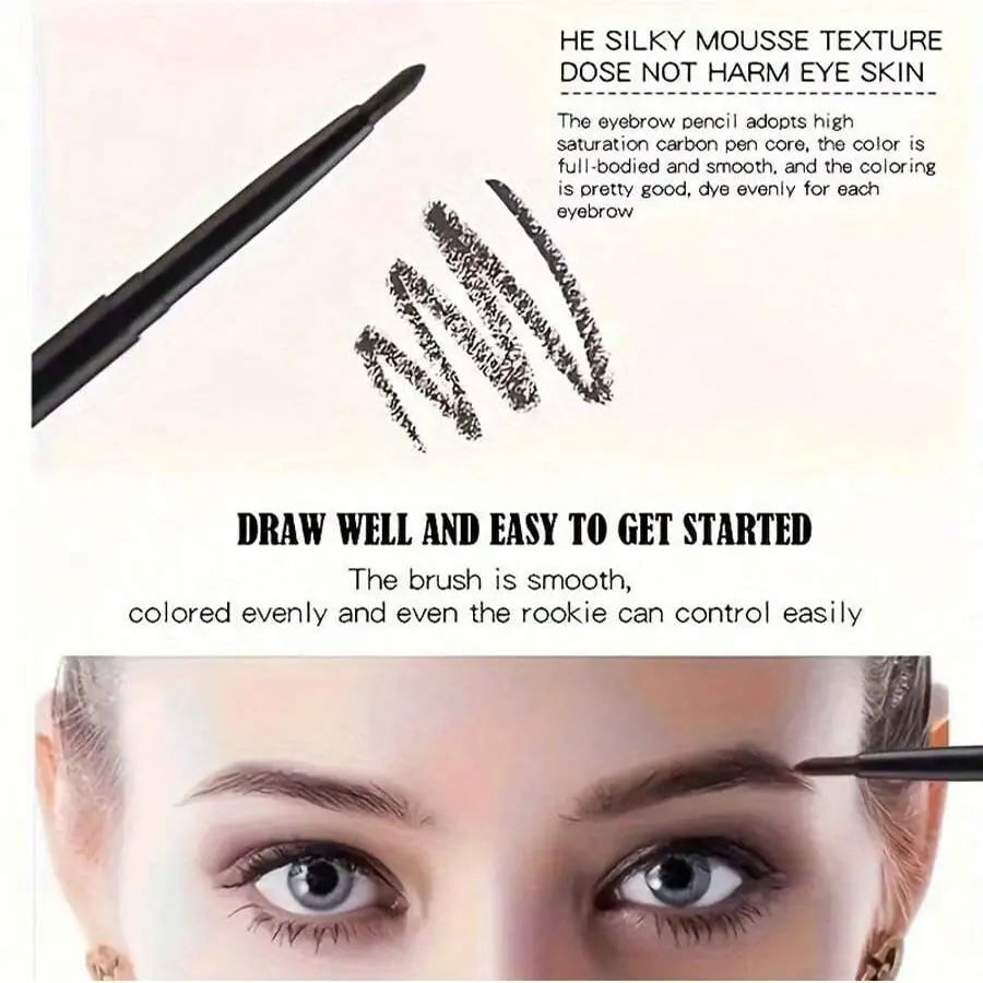 Waterproof Black Eyeliner Pencils-Smudge-Proof, Long-Lasting &Beginner-Friendly Eye Makeup