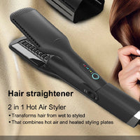 Hot Air Straightener Professional Flat iron for Straightening and Wet Hair Dryer Iron Two in One Styling Tools Natalia Home Fashion    Natalia Home Fashion