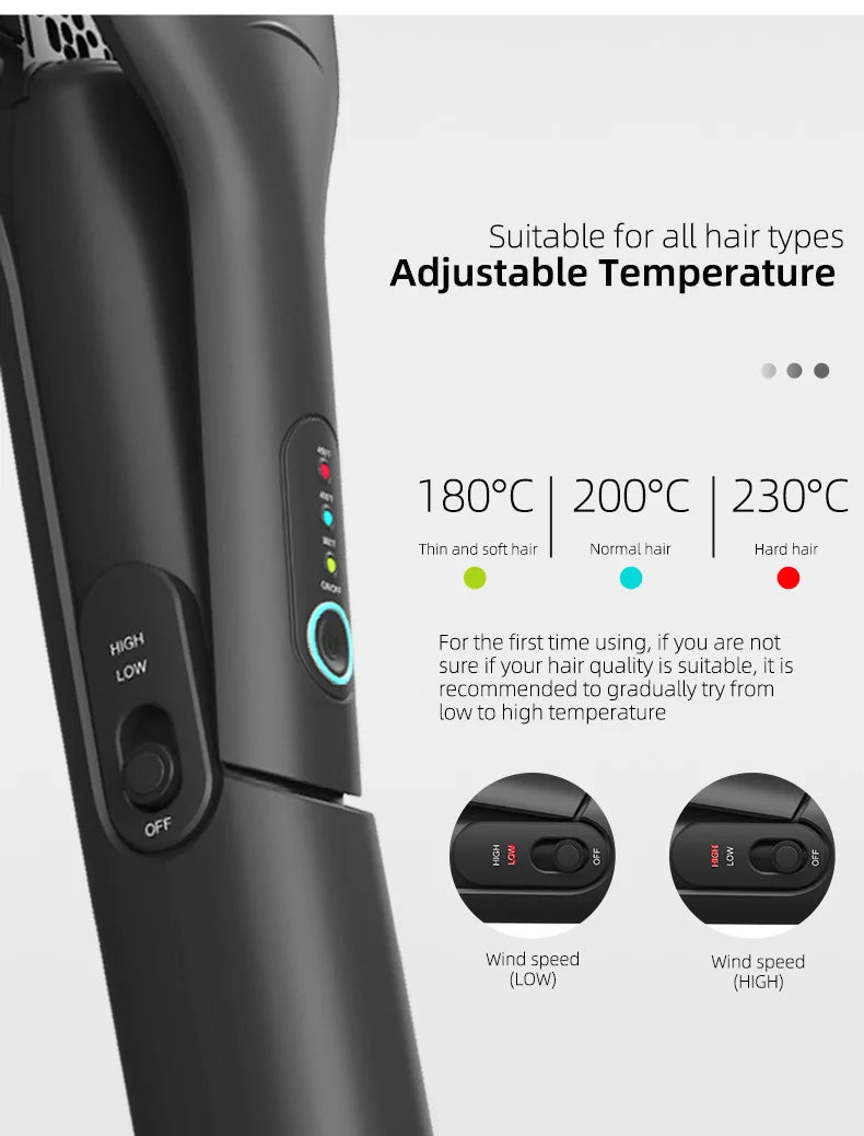 Hot Air Straightener Professional Flat iron for Straightening and Wet Hair Dryer Iron Two in One Styling Tools Natalia Home Fashion    Natalia Home Fashion