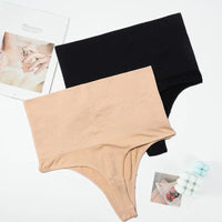 High Waist Trainer Women Tummy Slimming Control Panties Body Shaper Butt Lifter Thong Panty Shapewear Underwear Plus Size S/3XL