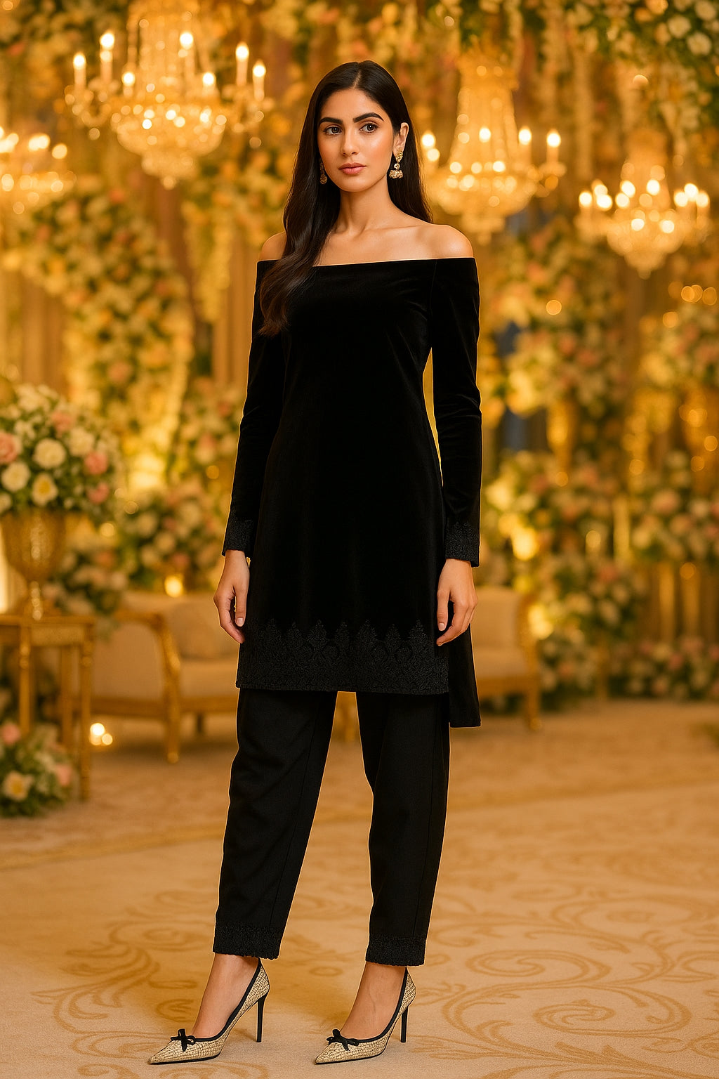 Mesh lace Women Pumps bowknot High Heels 9.5 cm Stiletto Sexy party shoes Luxury banquet shoes Ladies Pumps