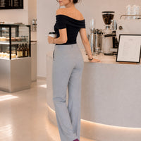 Summer Off Shoulder Bow Short Sleeve T-Shirt Women Stylish Ruched Slash Neck Cropped Tops Daily All-Match Solid Slimming Blouses Natalia Home Fashion    Natalia Home Fashion