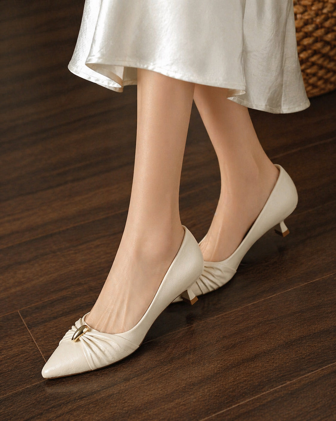 Effortless Elegance in Every Step kitten Heels Women's Shoes Thin Heel Strap