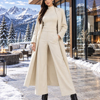 3 Piece Women Cardigan Fashion Knitted Pant Set Ladies Sweater Suit Vintage Fashion Ladies Natalia Home Fashion    Natalia Home Fashion