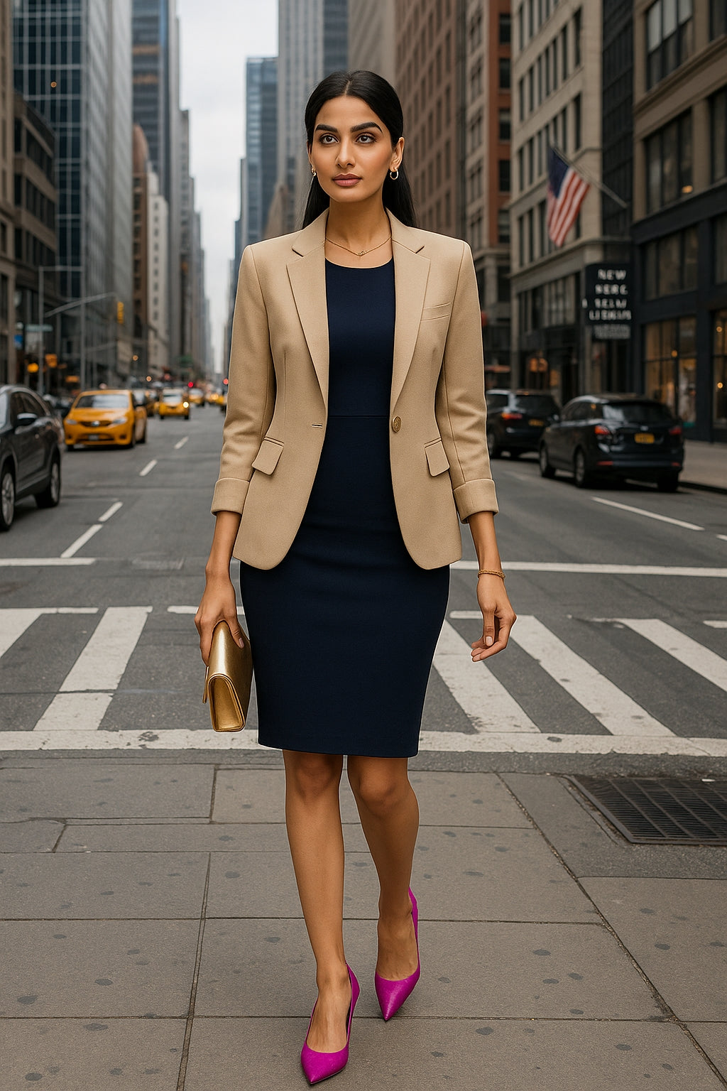 High Quality Women's Two Piece Set Office Work Dress Sleeveless Jacket Short Outerwear Fashionable And Comfortable for Office