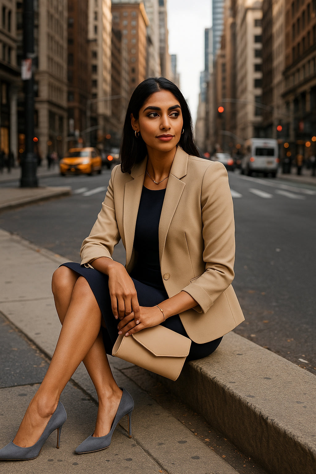 High Quality Women's Two Piece Set Office Work Dress Sleeveless Jacket Short Outerwear Fashionable And Comfortable for Office