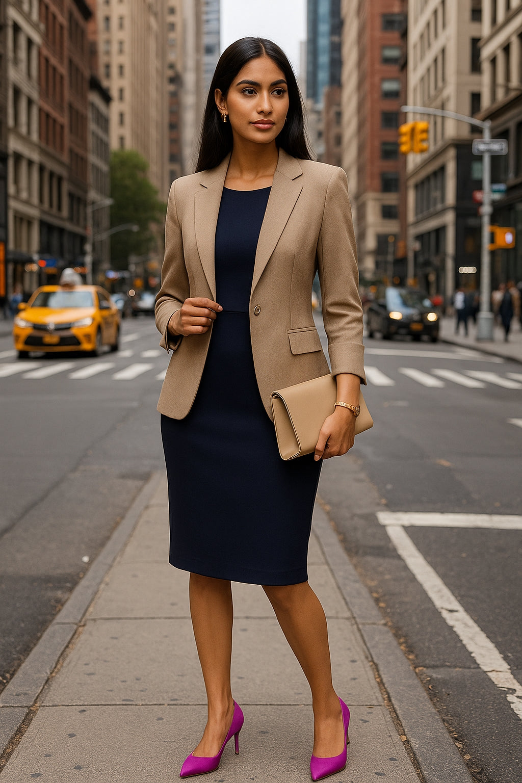 High Quality Women's Two Piece Set Office Work Dress Sleeveless Jacket Short Outerwear Fashionable And Comfortable for Office