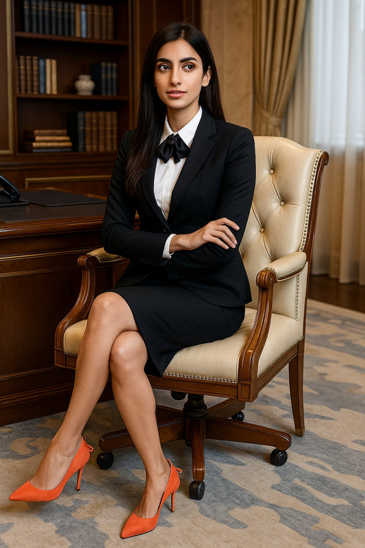 Women's Fashion Career Compound Long-sleeved Suit Bag Buttock Slit Skirt Suit Business Suit