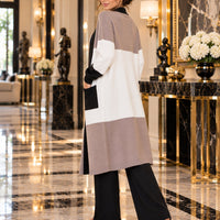 Women's 3PC Knit Set - Cardigan Tank Top Wide Leg Pants  Cross-Border Outfit Natalia Home Fashion    Natalia Home Fashion