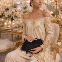 Women Ostrich Feather Clutch Purse Evening Bag Handbag Fluffy Purse Clutch Feather Evening Handbag For Wedding Anniversary Party