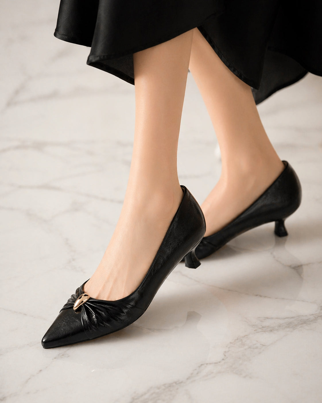 Effortless Elegance in Every Step kitten Heels Women's Shoes Thin Heel Strap