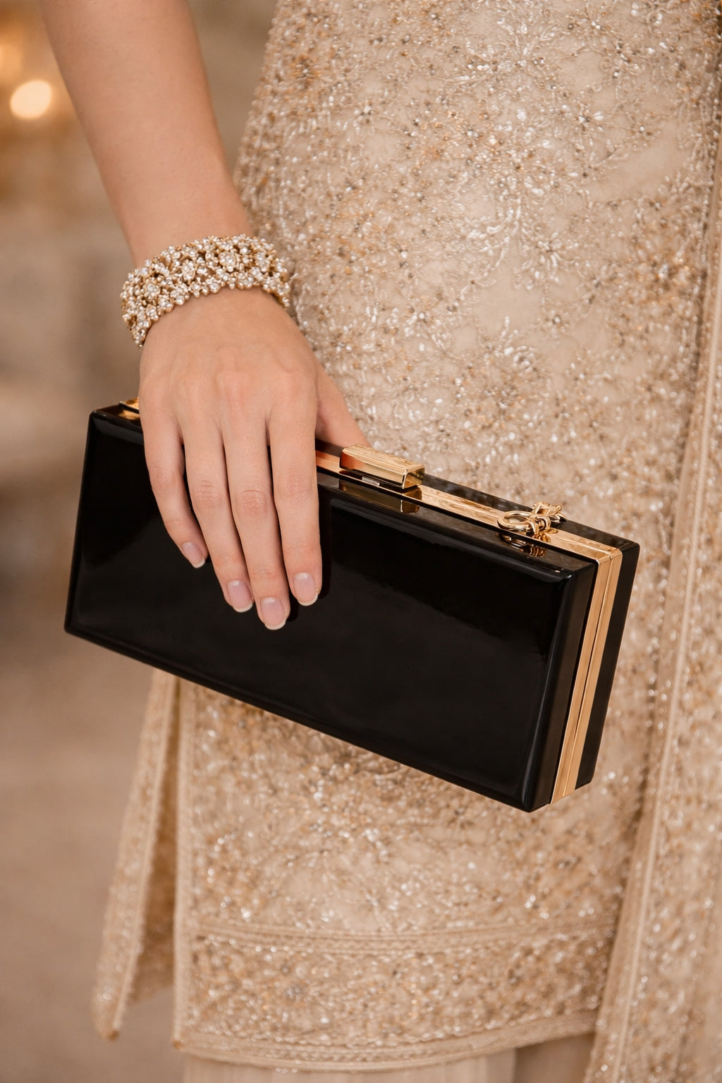 Acrylic Transparent Women Clutch Bag Chain Luxury Brand Women Evening Bags Handbag Chain Shoulder Bag
