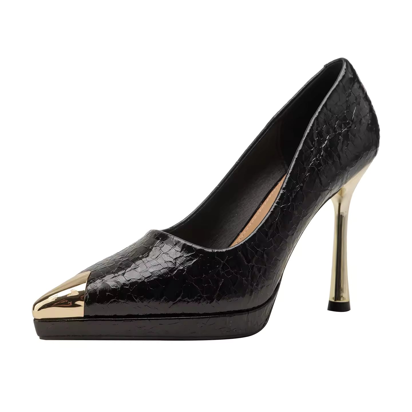 Elegant Heel Women's Shoes Party Style Comfortable Waterproof Platform Hollow out Design Fashion