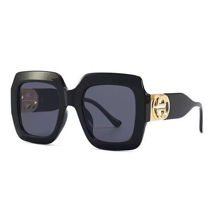 Large Frame Square Sunglasses Women's Brand Designer Fashion Sun Glasses Women Outdoor Travel Eyewear UV400