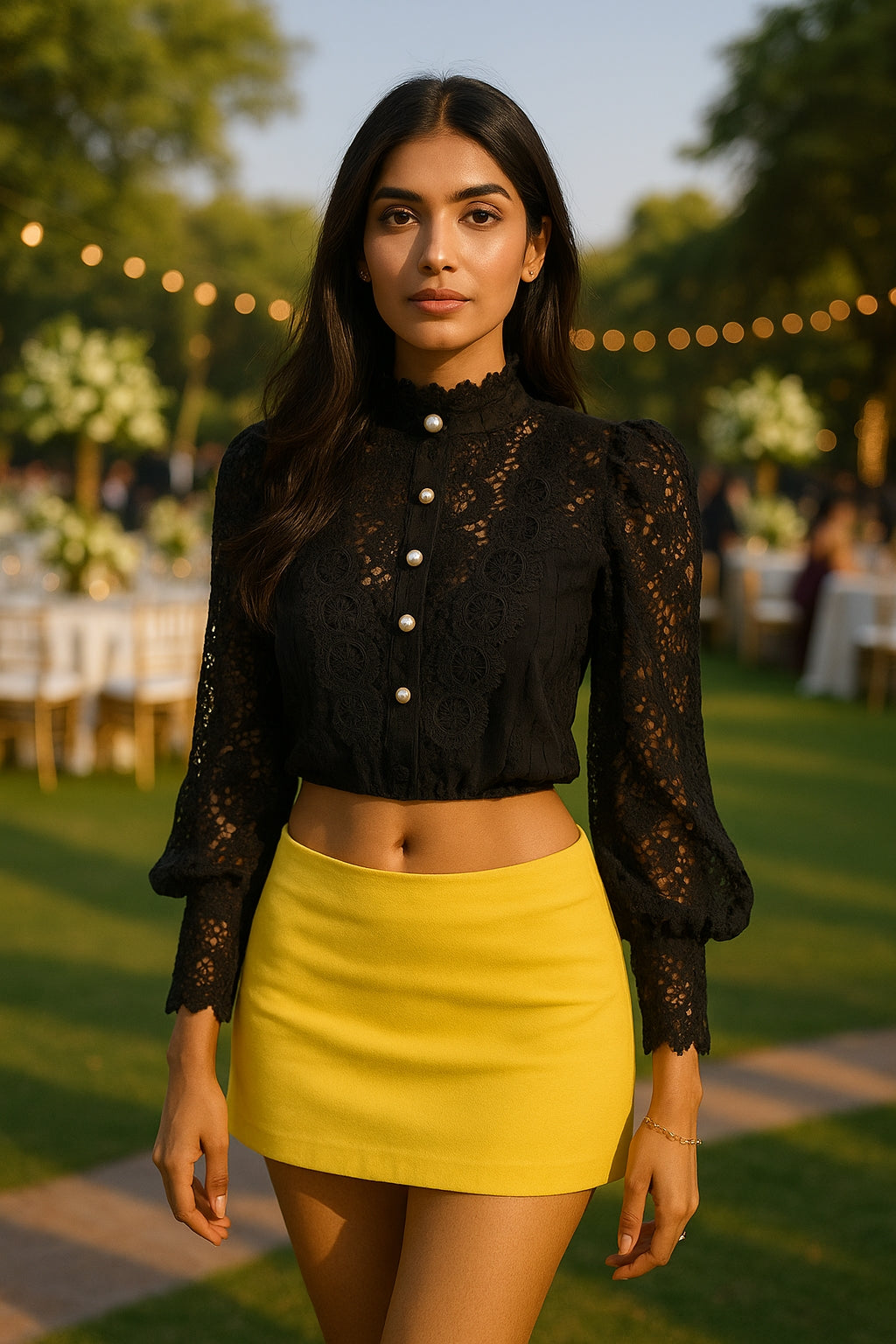 Shirt Women Blouse Office Lady Flower Blouse Spring Hollow Out Lace  Stand Collar Button Female Clothing