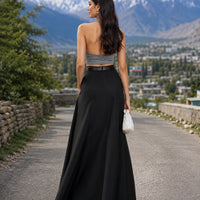 Urban Women's High Street Skirt Solid Color H-line High Waist Floor Length Skirts Loose Fit Casual Bottoms