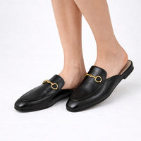 Fashion Pointed Toe Half Slippers Women Flat Shoes Ladies Slides Outside Mules Designer Sandals Summer Sandal - Natalia Home Fashion