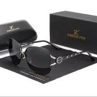 Women Metal Polarized Sunglasses Luxury Fashion Ladies Vintage Brand Designer Female Sun Glasses