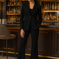 Fashion Women Casual Blazer Ladies Long Sleeve Single Button Female Jacket