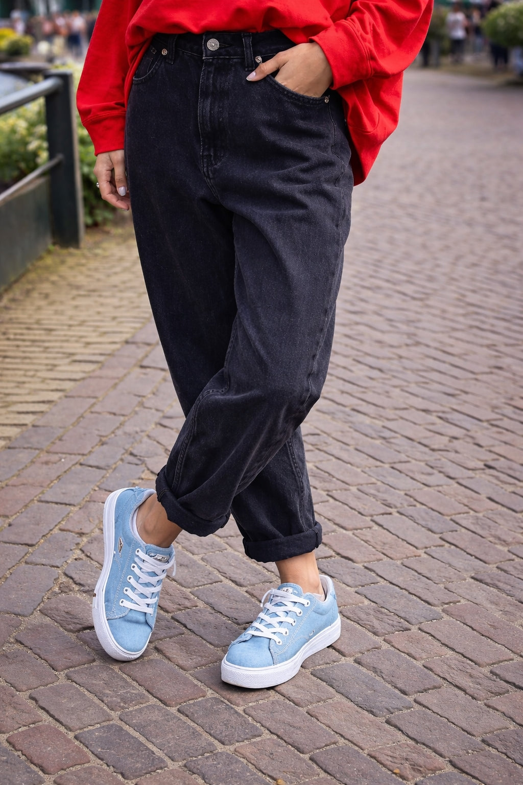 Women Canvas Sneaker Low Top Denim Sneakers Ladies Lace-Up Flat Canvas  Board Shoes Female