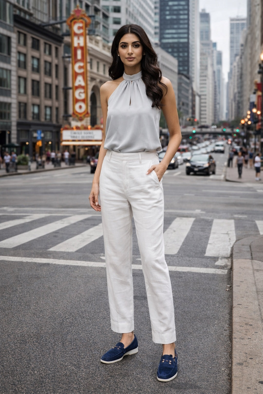 Summer Walk Moccasins Suede Loafers Shoes Women Spring Autumn Fashion Causal Leather Metal Pendant Flat Mules Shoes