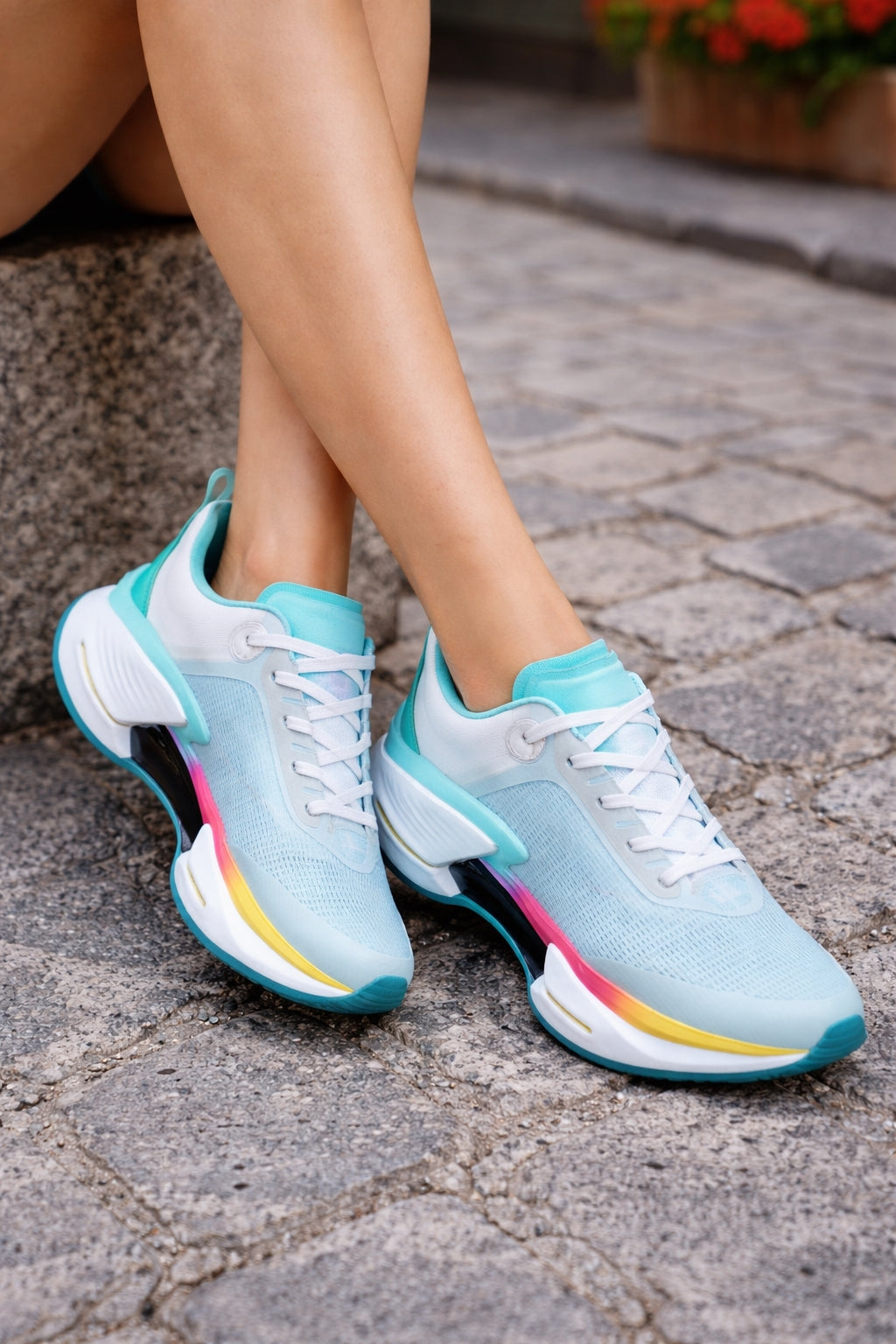 High-Quality Carbon Plate Running Shoes for women Breathable Lightweight Shock Absorption Sports Sneakers