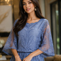 Loose Lace Blouse Women Butterfly Sleeve Chiffon Shirt Woman Fashion Casual Floral Shirt Tops