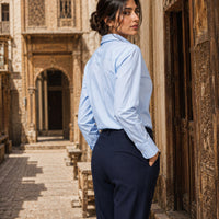 Women Blouses Shirts Lady Casual Long Sleeve Turn-down Collar Solid Color Blouse Tops Natalia Home Fashion    Natalia Home Fashion