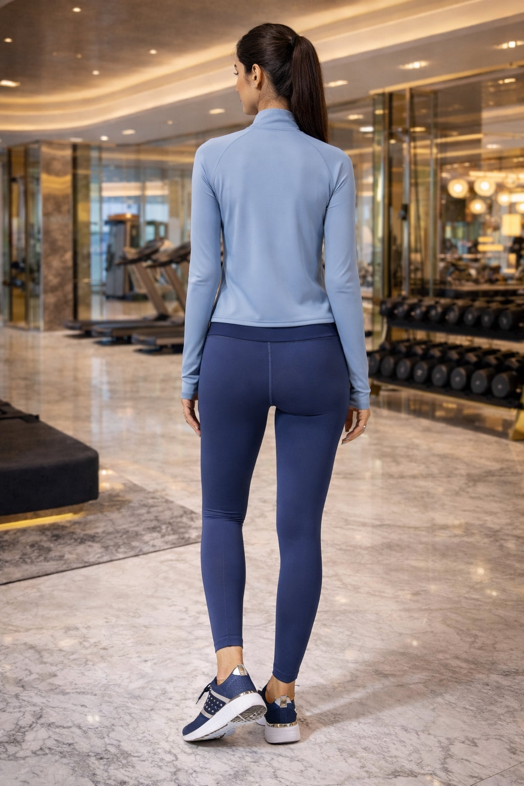 Gym Breathable Yoga Set Woman Quick Dry Yoga Fitness Set Lightweight Running Yoga Set Long Sleeve
