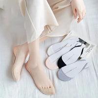 Boat Socks Slippers Female Colorful High Heels Socks Women Breathable Half Feet Socks  Invisible Socks Natalia Home Fashion    Natalia Home Fashion