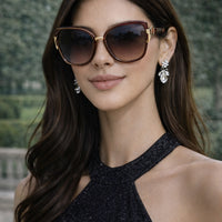 Women Metal Polarized Sunglasses Luxury Fashion Ladies Vintage Brand Designer Female Sun Glasses