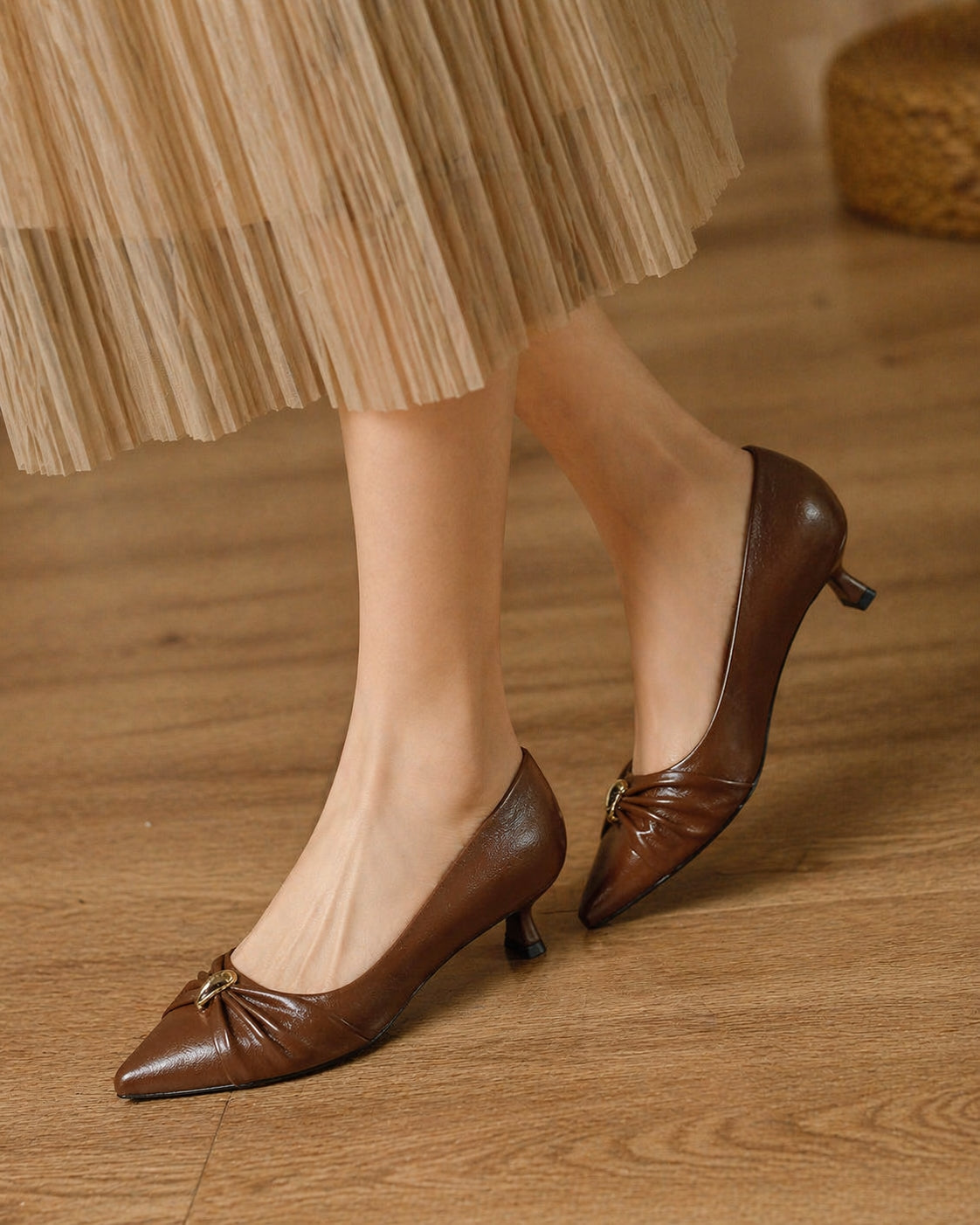 Effortless Elegance in Every Step kitten Heels Women's Shoes Thin Heel Strap