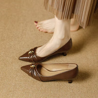 Effortless Elegance in Every Step kitten Heels Women's Shoes Thin Heel Strap
