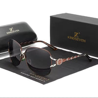 Women Metal Polarized Sunglasses Luxury Fashion Ladies Vintage Brand Designer Female Sun Glasses