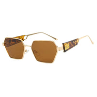 High Quality Rectangle Sunglasses Women Metal Frame Glasses Fashion Designer Vintage Eyewear UV