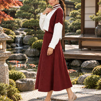 Women's Cable Knit Two Piece Set: High Neck Long Sleeve Sweater & A-Line Midi Skirt, Casual Elegant Pullover Outfit Natalia Home Fashion    Natalia Home Fashion