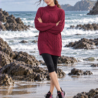 Women's Sweater Thick Two Lapels Retro Thick Thread Twist Dress Natalia Home Fashion    Natalia Home Fashion
