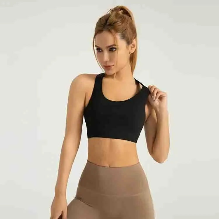 Casual Crop Top Enhanced Support Quick Dry Fitness Yoga Running Push Ups Shock Absorption Sports Bra for women My Store