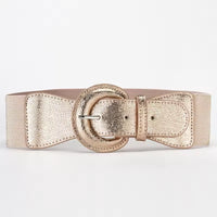 Women Stretchy Wide Waist Belt Ladies Elastic Dress Cummerbund with Pin Buckle Stretch Fashion Cinch Belts