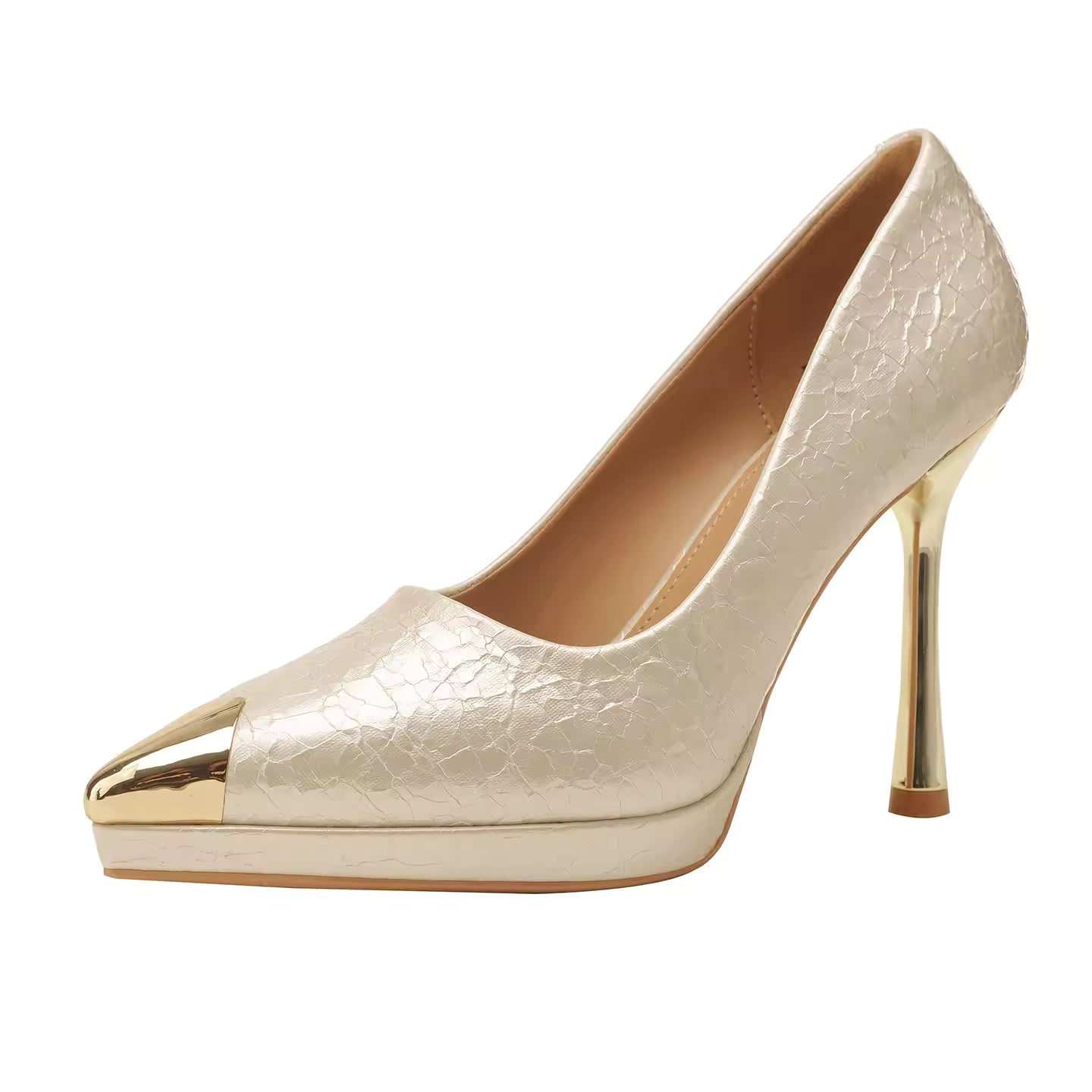Elegant Heel Women's Shoes Party Style Comfortable Waterproof Platform Hollow out Design Fashion