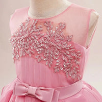 Flower Girls Bridesmaid Dresses For Wedding Party Gown Elegant Kids Trailing White Formal Evening Dress Long Princess Vestidos Natalia Home Fashion    Natalia Home Fashion
