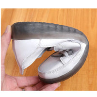 Genuine Leather Vulcanized Shoes Women Jogging Sneakers Woman Lace Up Flat Walking Trainers Fitness Cross-training Natalia Home Fashion    Natalia Home Fashion