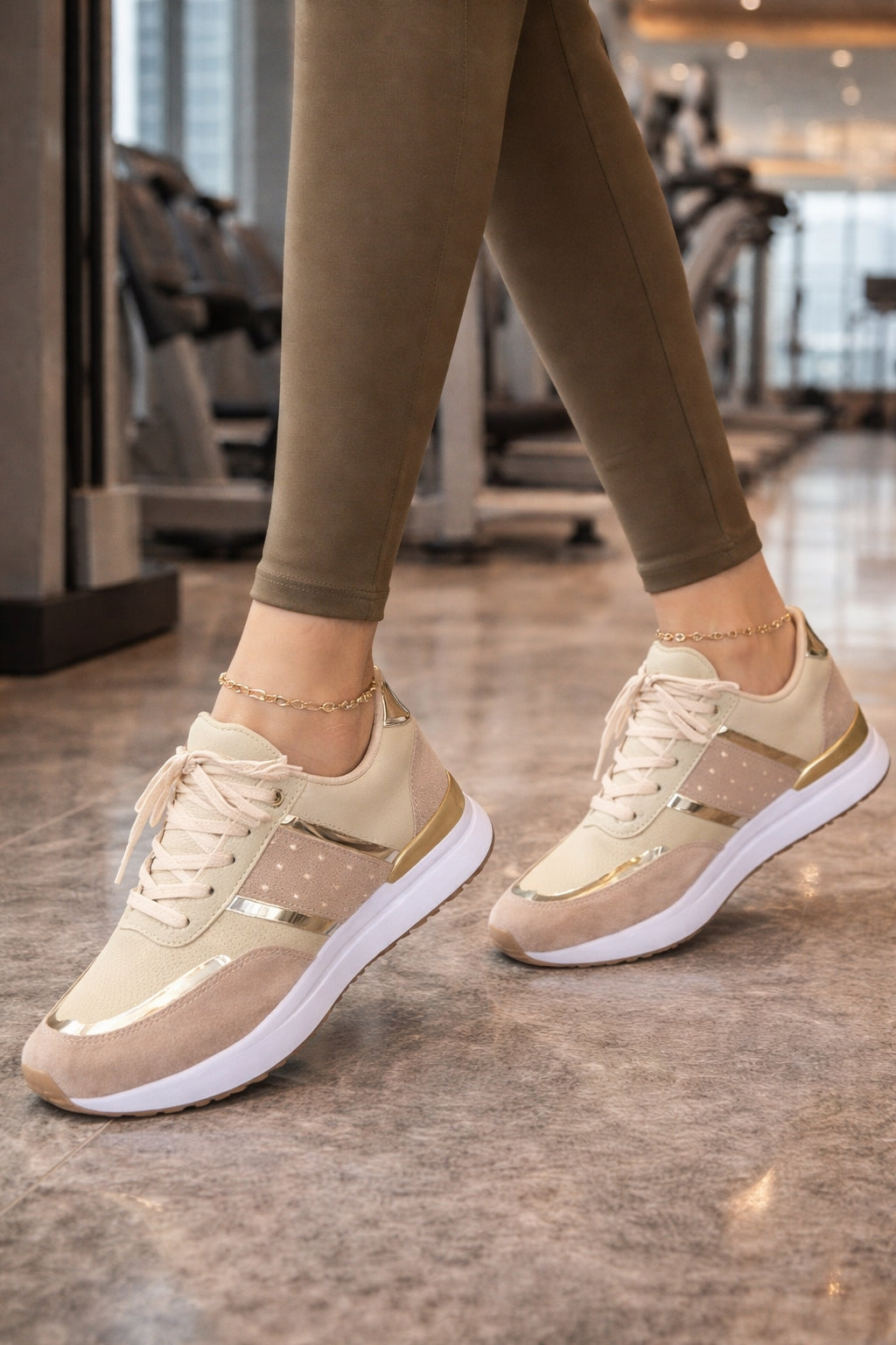 Women Sneakers Platform Shoes Leather Patchwork Casual Sport Shoes Ladies Outdoor Running Shoes
