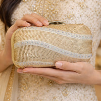 Luxury Rhinestone Clutch Bag for Women Elegant Evening Purse Fashion Crystal-Encrusted Handbag Party Shoulder Bags