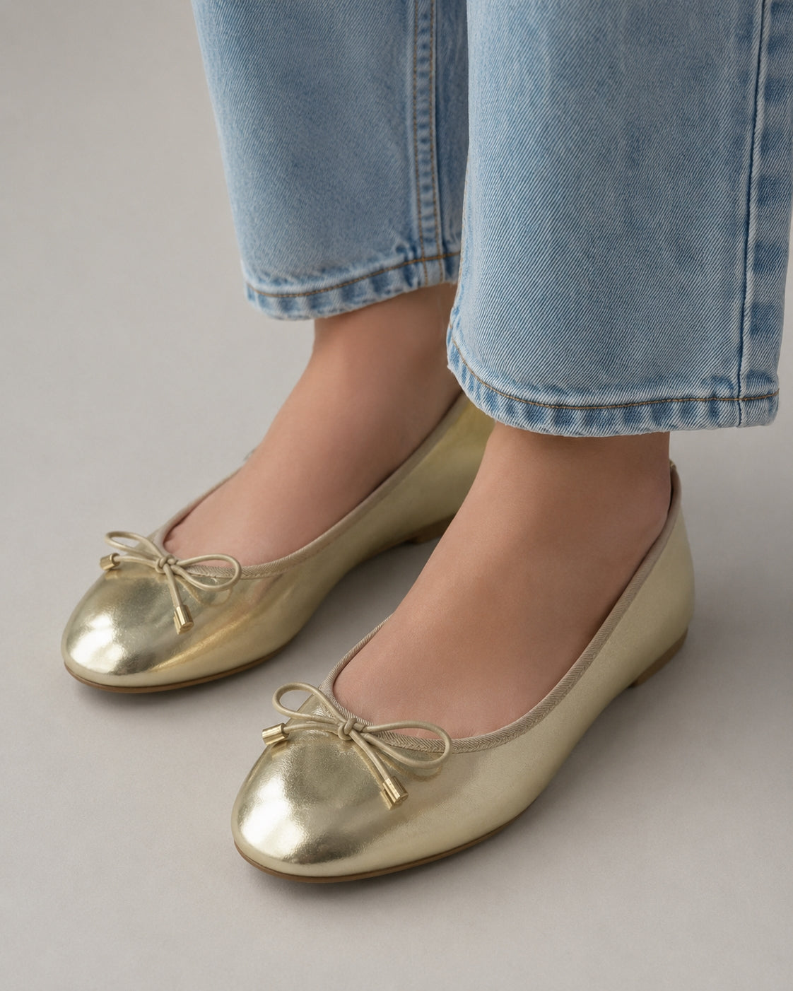 Fashion Flats Luxury Women Ballerinas Round Toe Bowtie Slip on Comfort Loafers Ladies  Shoes