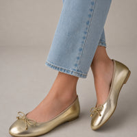 Fashion Flats Luxury Women Ballerinas Round Toe Bowtie Slip on Comfort Loafers Ladies  Shoes