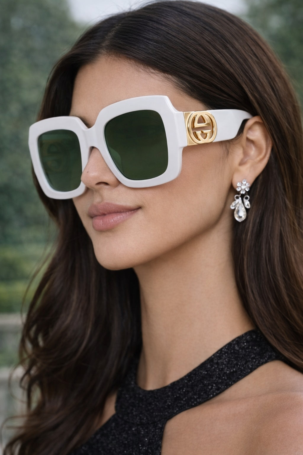 Large Frame Square Sunglasses Women's Brand Designer Fashion Sun Glasses Women Outdoor Travel Eyewear UV400